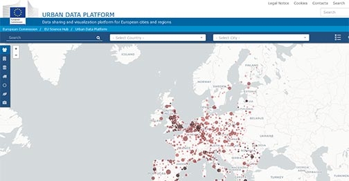 data sharing and visualization platform for European cities and regions
